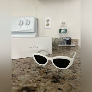 Prada triangle sunglasses